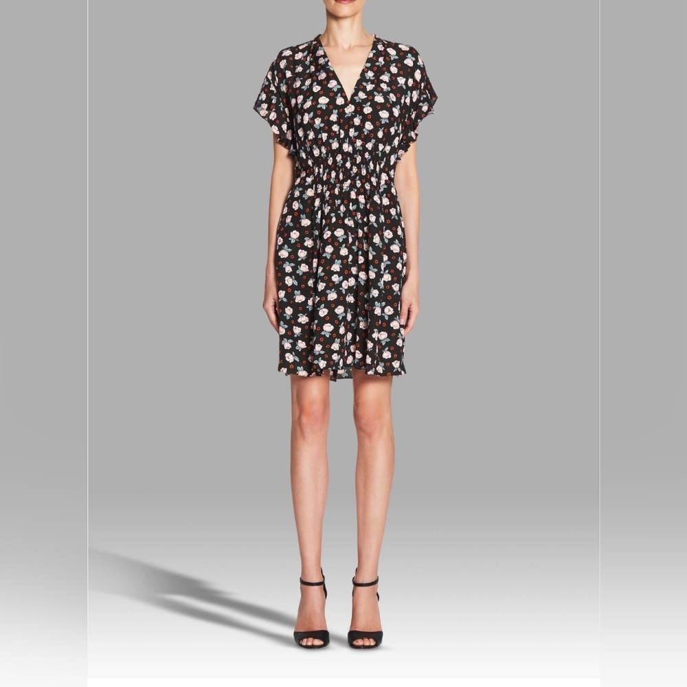 Rebecca Taylor Rosalie V Neck Dress